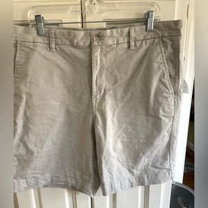 Mens Chaps Khaki Shorts 36W 8” Inseam